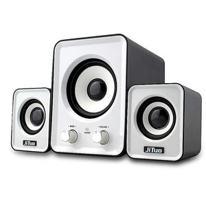 JiTuo JT2805 2.1 <b>Speaker</b> System USB Powered Computer Stereo <b>Mini</b> Subwoofer For Desktop Laptop - Product Image 2