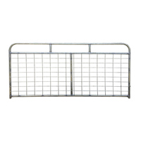Portails de ferme Deer Gate de 12 pieds 	 Clôture en treillis métallique, portail métallique pour ferme, treillis métallique pour jardin/ferme