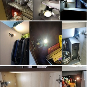 Veilleuse LED à capteur avec charnière pour la maison, le bureau, les placards, les armoires de cuisine et les penderies - Product Image 6