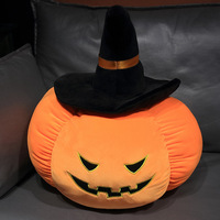 Lustiger Halloween-Kürbis-Laternen-Plüsch, weiche Laternen-Stoffpuppe, Kinderparty-Deko