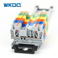 JPT 2.5 Elektrischer Draht Din Rail Mounted Push-In-Anschluss block