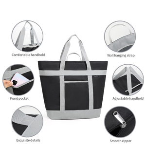 Bolsa refrigeradora reutilizable al por mayor, bolsa de compras aislada con logotipo personalizado, bolsas refrigeradoras grandes para entrega de pizza/ - Product Image 2