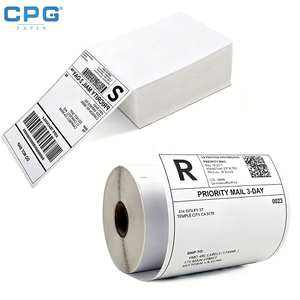 กระดาษความร้อนสำหรับขายส่ง ขนาด 40x30 มม. 50 มม. x 100 มม. ฉลากกาวถาวรสำหรับส่งพัสดุ - Product Image 1