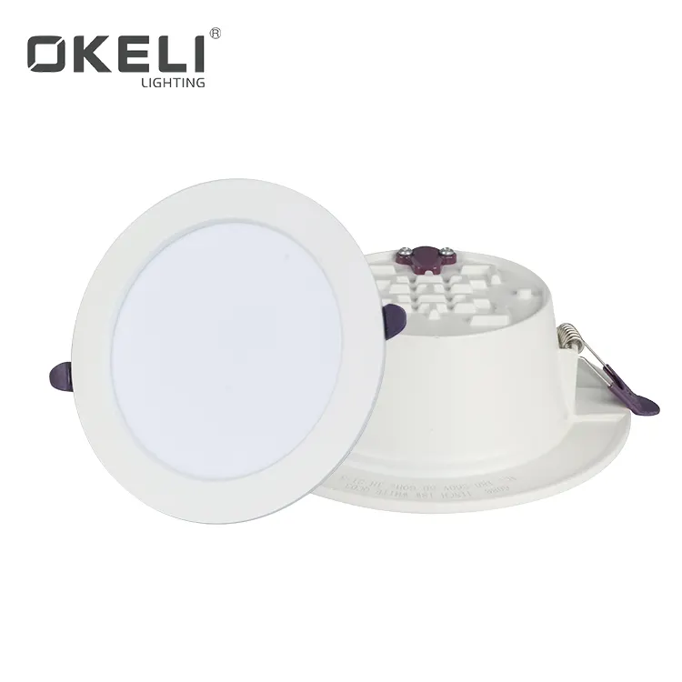 OKELI High quality indoor energy saving round ceiling 7w 12w 18w 24w recessed led down lamp