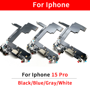 Venta al por mayor puerto de cargador USB para Iphone 15 Pro Max / 15 Plus conector de carga cables flexibles de teléfono móvil usado <span class=keywords><strong>Apple</strong></span> para iPhone - Product Image 4
