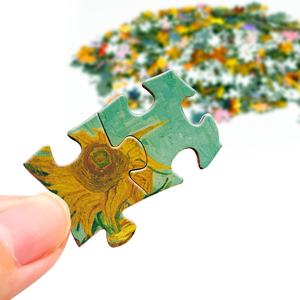 <span class=keywords><strong>Puzzle</strong></span> de <span class=keywords><strong>1000</strong></span> pièces <span class=keywords><strong>Van</strong></span> <span class=keywords><strong>Gogh</strong></span> Tournesols, couleurs vives, taille personnalisée, casse-tête éducatif pour adultes, décoration murale - Product Image 2