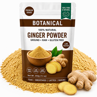 Gemberwortel Extract Poeder Gestandaardiseerde Gingerol 5% OEM ODM Private Label Aangepaste Doseringen Groothandel Fabriek