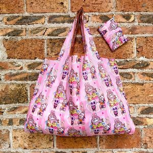 헤비 듀티 확장 가능한 접이식 토트 백 대형 재사용 가능한 접이식 식료품 쇼핑백 - Product Image 4