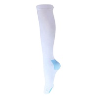 Bas de compression antithrombotiques, chaussettes anti-embolie, chaussettes de sport sans pied, chaussettes de compression avec trou d'inspection