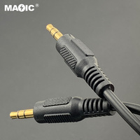 OEM En Gros Prix 1.5M DC 3.5mm Stéréo Mini Fiche à Fiche Audio Câble 3.5MM Mâle À Mâle Aux Câble Audio Pour Casque Haut-parleurs