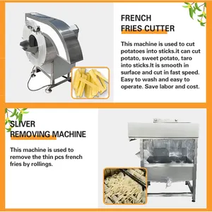 TCA fabrika fiyat otomatik tatlı patates parmak cips makinesi dondurulmuş fransız kızartma üretim hattı patates cipsi yapım ekipmanları