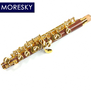 MORESKY Piccolo in <span class=keywords><strong>Legno</strong></span> Rosso Chiave Do Chiavi Placcate Oro Corpo in <span class=keywords><strong>Legno</strong></span> Rosso/Mopane Modello MPC-161 - Product Image 4