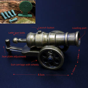 ขายส่งโรงงานโลหะอยู่ไม่สุขของเล่นปล่อยจรวดปืนปืนใหญ่ปืนใหญ่ Sidewinder X2กระสุนนุ่มงานฝีมือเด็กชายของเล่นโลหะ - Product Image 5