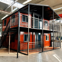 Prix d'usine – Maison conteneur à deux étages de 20 pieds avec design moderne pour bureau, atelier et logement