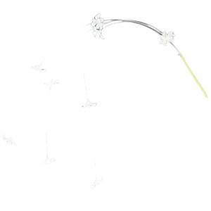 Artificial Hanging <b>Silk</b> <b>Flowers</b> Single Branch High Simulation Wedding Decor Home Furnishing Props - Product Image 4