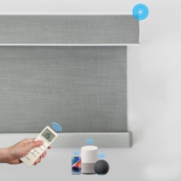 Persianas Enrollables Motorizadas Inteligentes con Control por Aplicación WiFi, Compatibles con Google Alexa, Persianas Eléctricas para Hotel, Instalación Integrada para Uso Diario