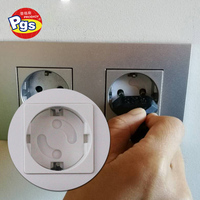 Cache-prise de sécurité anti-électrocution pour bébé, norme européenne, protection enfant en plastique pour la sécurité électrique