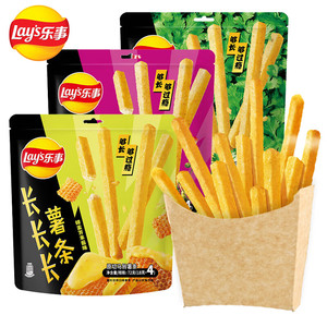 Papas Fritas Largas Lay's, 72g, Sabor a <span class=keywords><strong>Mostaza</strong></span> con Miel y Cilantro, Snack Inflado, Papas Fritas Crujientes Exóticas Lay's - Product Image 1
