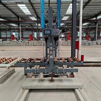 Machine automatique de chargement et de déchargement de dalles de pierre à bras unique avec pompe à engrenages et roulement pour le traitement du granit et du marbre
