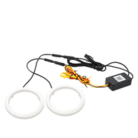 Symphony Color 1 paire d'anneaux Halo yeux d'ange 60/70/80/90/100/110/120 MM voiture Led coton lumières 12v cercle anneau lumineux
