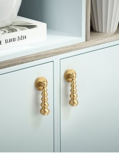 Bán Hot Brushed Vàng Chrome bạc Antique solid brass ngăn kéo xử lý tủ bếp kéo và knobs - Product Image 6