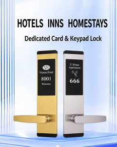 Serrure de porte électronique à carte RFID en alliage de zinc avec logo personnalisé OEM pour hôtel, appartement, maison d'hôtes, motel - Product Image 4