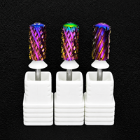Broca de carburo de tungsteno premium de alta calidad, broca eléctrica profesional para manicura, brocas para salón de uñas.