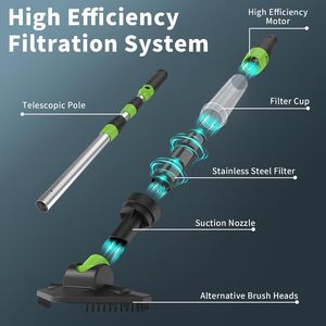 Không dây có thể sạc lại hồ bơi Máy hút bụi cầm tay Hồ bơi sạch hơn cho Spa hồ bơi và bồn tắm nước nóng - Product Image 2