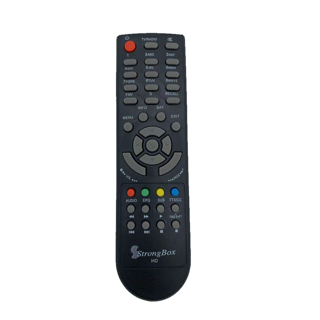 HR Brand Good Quality Strong Box HD Satellite Receiver Remote Control with 4 Buttons 10m Range Digital LED Display
