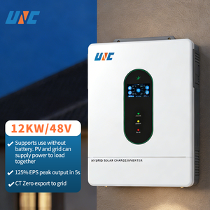 Onduleur Hybride Solaire UNC UL1741 12kW 48V 51.2V Double MPPT Phase Divisée 6 Chaînes Parallèles 160A WIFI CT Version US - Product Image 2