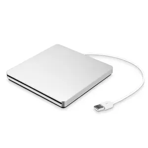 External Portable Super slim USB 2.0 Slot-in DVD RW Optical Drive Burner For laptop computer