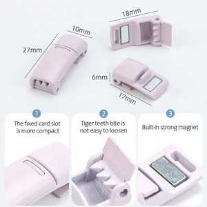 최저가 넥타이 없이 마그네틱 신발 끈 금속 잠금 탄성 신발 끈 플랫 운동화 실행 테니스 게으른 신발 끈 - Product Image 4