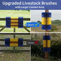 Vache bétail corps brosse vache Massage chatouiller Machine cheval brosses pour ensemble de toilettage
