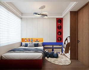 Armario <span class=keywords><strong>Infantil</strong></span> de Lujo Personalizado con Estantes Circulares y Librería Curva para Diseño de Interiores de Villas Infantiles - Product Image 1