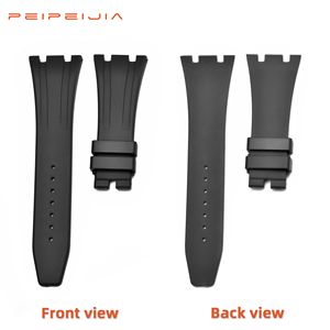<strong>Watch</strong> Band for AP Royal Oak Offshore, Durable Breathable Sport TPU Silicone Replacement Strap for <strong>Audemars</strong> Piguet Royal Oak - Product Image 3