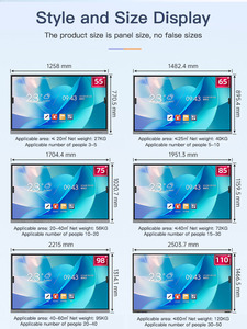 กระดานไวท์บอร์ดแบบโต้ตอบ20จุดสำหรับการเรียนการสอนแบบสัมผัสทั้งหมดในหนึ่งชิ้นขนาด55นิ้ว - Product Image 5