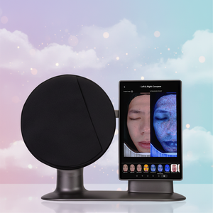 Analyseur de peau 3D IA avec caméra 20MP, 10 tests spectraux, sûr et portable, pour usage domestique ou en salon, scanner facial de bureau - Product Image 1