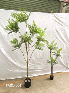 Planta verde artificial <span class=keywords><strong>Jacaranda</strong></span> planta en maceta interior sala de estar Oficina Hotel decoración planta biónica bonsái - Product Image 3