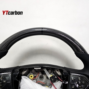 Volant de direction en fibre de carbone personnalisé de style course premium YTcarbon pour <span class=keywords><strong>Silverado</strong></span> Tahoe Yukon Sierra Suburban - Product Image 5