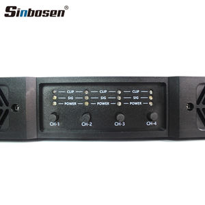 Sinbosen K4-1000 basse puissance 1u amplificateur professionnel <span class=keywords><strong>4</strong></span> <span class=keywords><strong>canaux</strong></span> <span class=keywords><strong>1000w</strong></span> classe d amplificateur - Product Image 3
