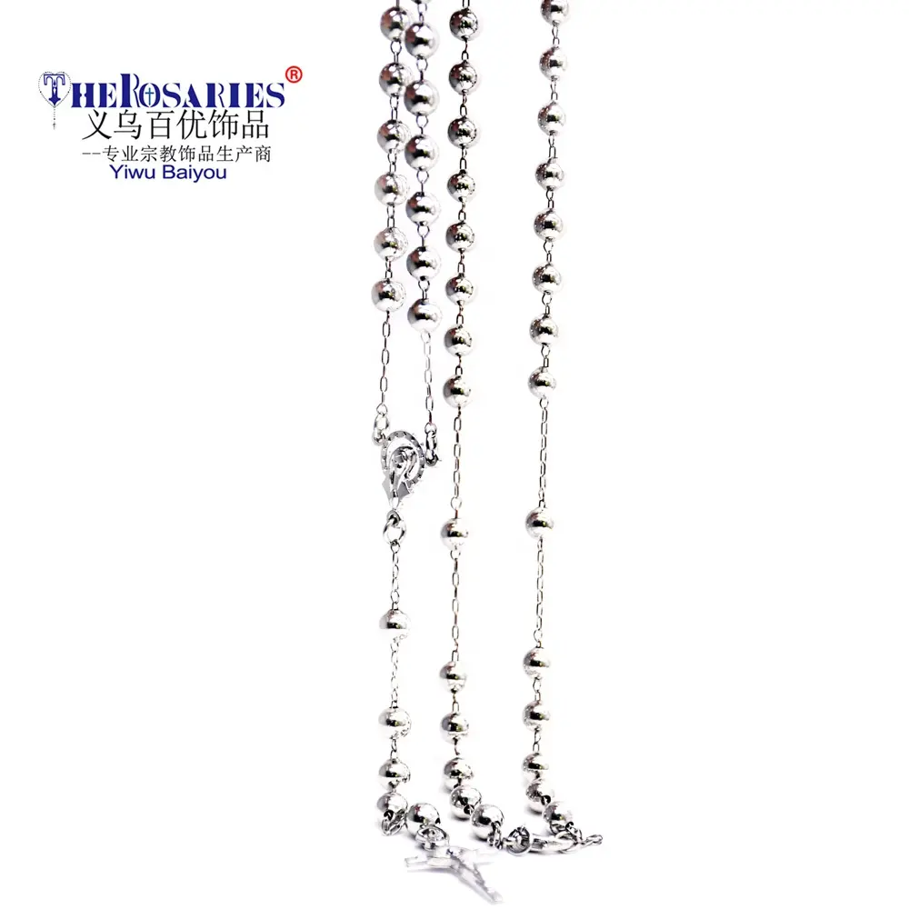 Christian Virgin The Rosary Necklace Gift Religious Community Prayer Beads
