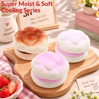 Jouet Squishy en PU à Rebond Lent, Effet Nuage, Doux et Moelleux, Jouet Anti-Stress Alimentaire Réaliste