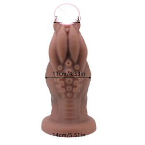 Extragroßer Monsterförmiger Realistischer <span class=keywords><strong>Dildo</strong></span> Weibliches Masturbationsspielzeug Fisting Analplug Erwachsenen-Alternative Weiches Silikon Sexmaschine - Product Image 1