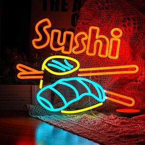 Sushi neon light <b>LED</b> indoor hanging ambient light shop window sign indicator light decorative light billboard luminous <b>letters</b> - Product Image 4