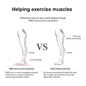 Ems/Hàng chục xách tay có thể gập lại chân Massager sử dụng nhà rung thiết bị điện tần số massage điện chân xung Massager Pad - Product Image 6