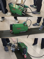 Machine à souder pour toitures et bâches en PVC robuste, membrane d'étanchéité TPO 50