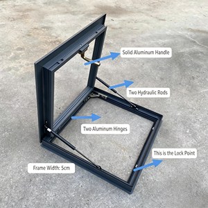 Fenêtre de toit électrique intelligente en alliage d'aluminium, moderne, à fermeture verticale automatique, solution de ventilation à réduction de bruit pour - Product Image 5