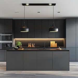 Armadio della parete della cucina su misura legno lacca armadio <span class=keywords><strong>in</strong></span> <span class=keywords><strong>acciaio</strong></span> <span class=keywords><strong>inox</strong></span> compensato isola <span class=keywords><strong>mobili</strong></span> da cucina <span class=keywords><strong>per</strong></span> Villa appartamento Hotel - Product Image 1