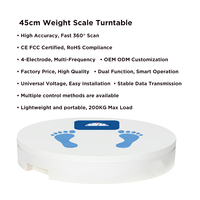 360 °   Plateau tournant de numérisation corporelle avec balance pour numérisation 3D du corps, certifié CE FCC RoHS, vente directe d'usine, BKL OEM 45cm