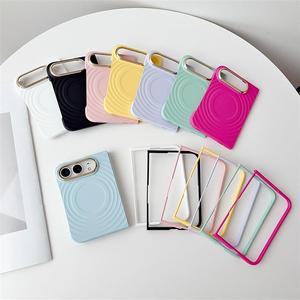 Coque de téléphone en silicone liquide magnétique à ondulations pour <span class=keywords><strong>iPhone</strong></span> Duo, coque antichoc - Product Image 5
